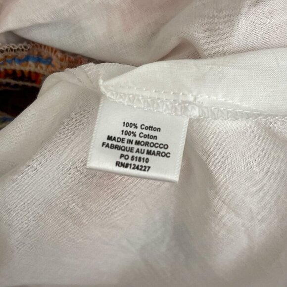 Misa Tula Mini Dress‎ Tangerine Flora Halter Neck Cotton Backless Ruffle L NWT - Picture 5 of 15